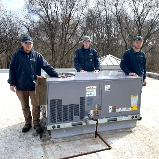 COMMERCIAL UNIT INSTALLED